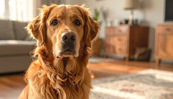 Inquisitive Dog searching for meaning in life