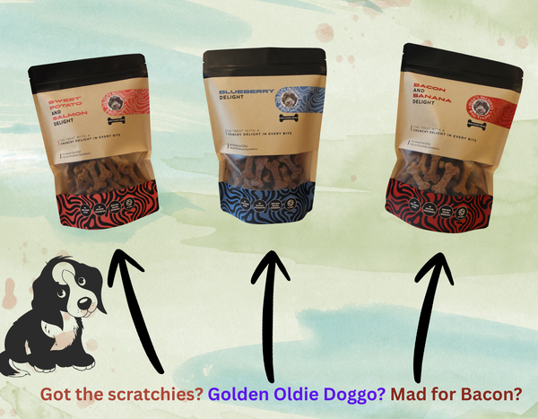 Got the scratchies? golden oldie doggo? mad for bacon?