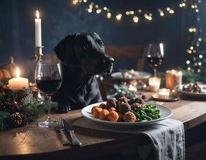 Dog holiday meal time